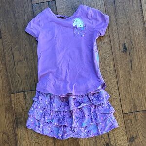 3 for $15 💙 Purple Unicorn Skort and top set